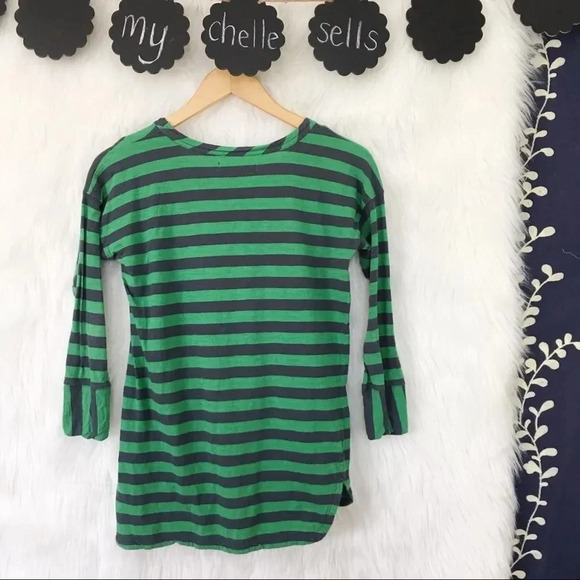MADEWELL Green‎ Navy 3/4 Sleeve Crew Casual Tee-O2 - Picture 2 of 4